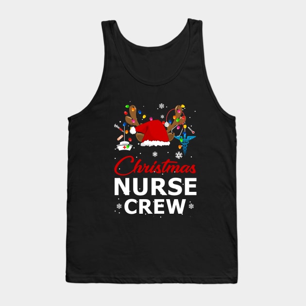 Christmas Nurse Crew Christmas Nurse Tank Top by TeeSky